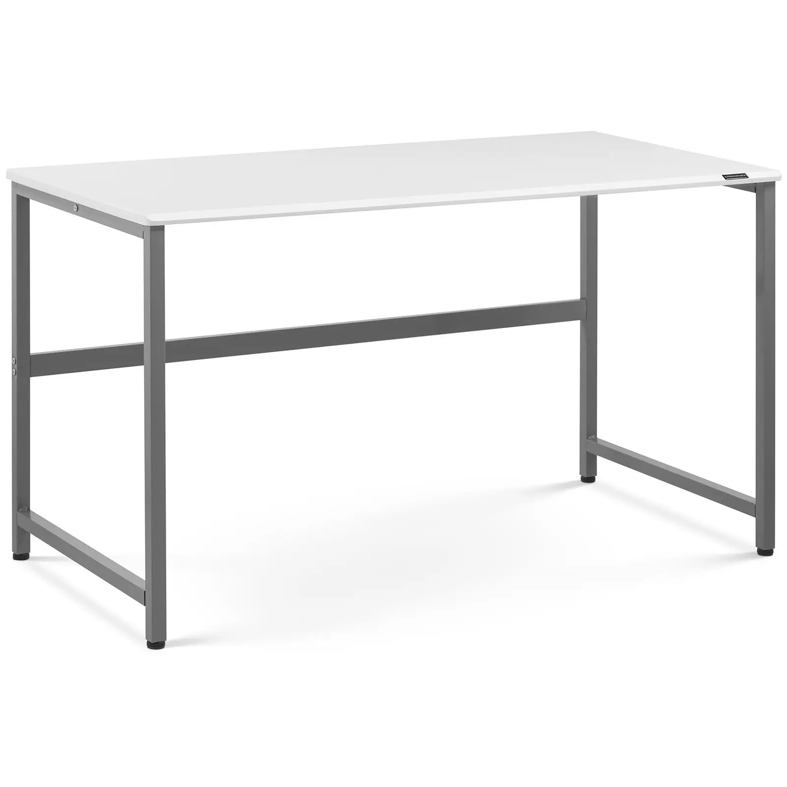 Schreibtisch - 120 x 60 cm - weiß / grau