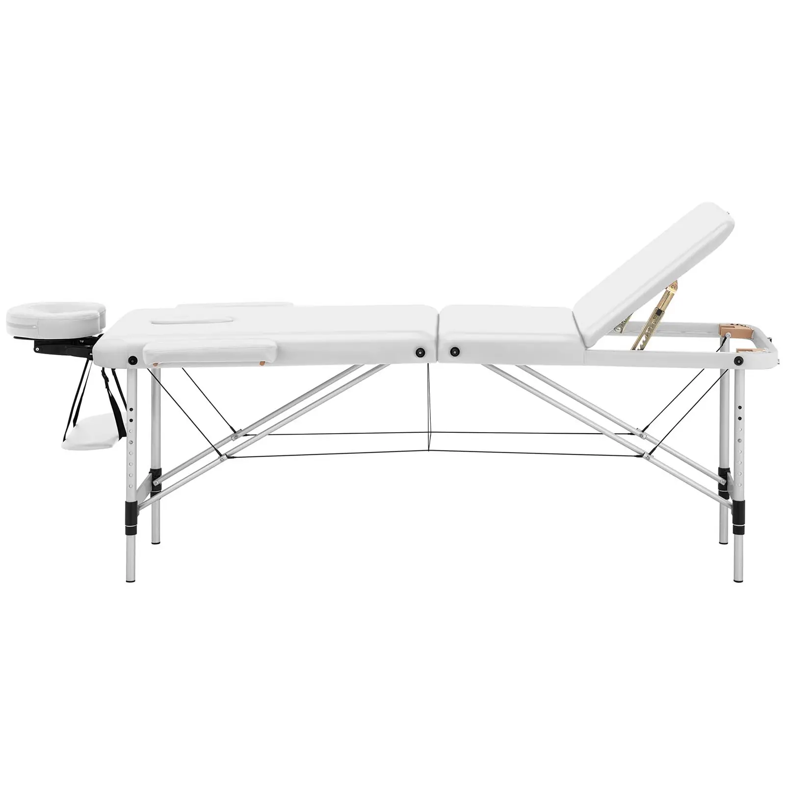 Massageliege klappbar - 185 x 60 x 59 cm - 180 kg - White