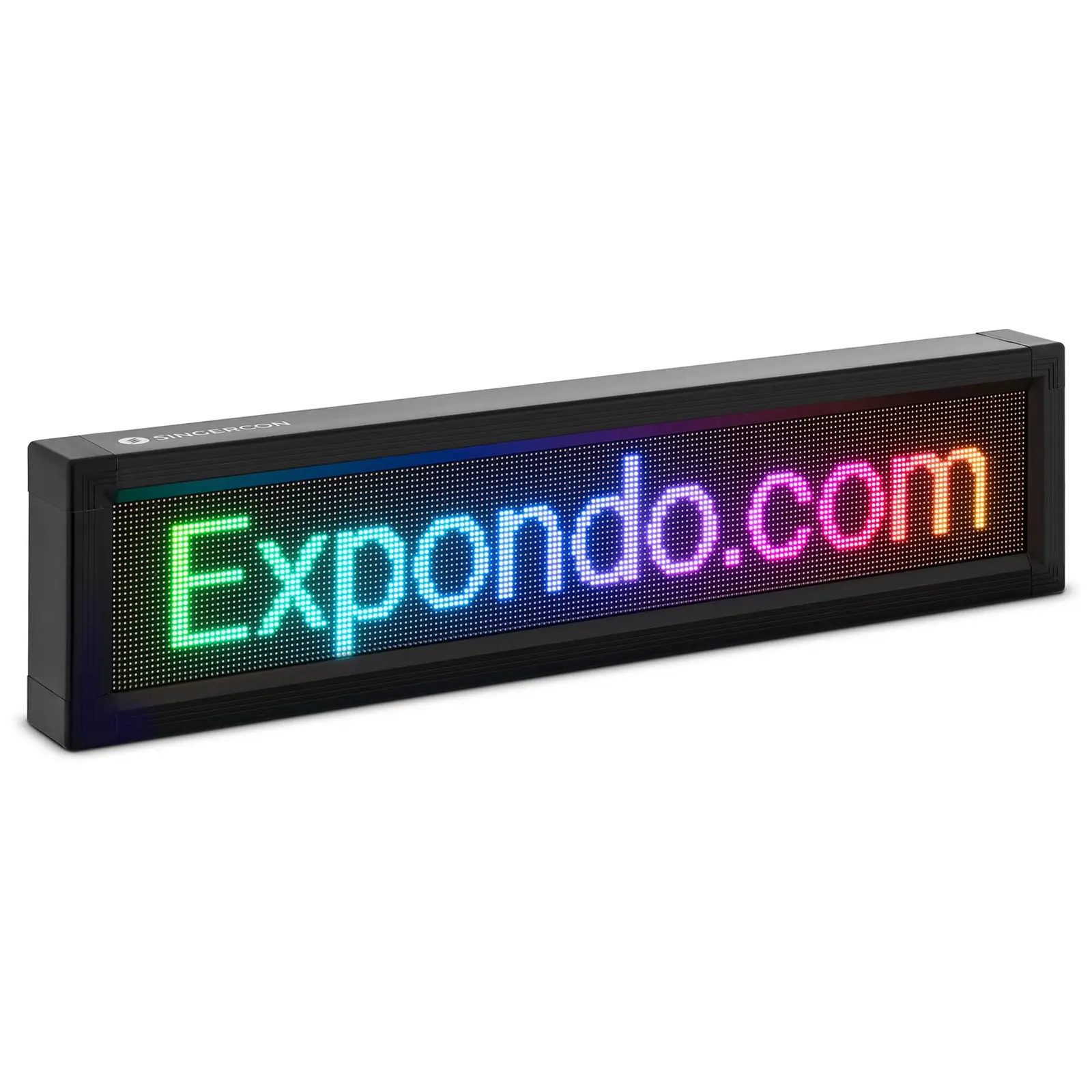 LED-Laufschrift - 192 x 32 farbige LED - 67 x 19 cm - programmierbar via iOS / Android