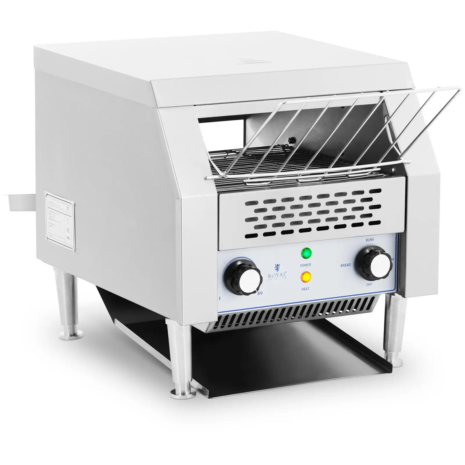 Durchlauftoaster - 2,200 W- Royal Catering - 3 Funktionen