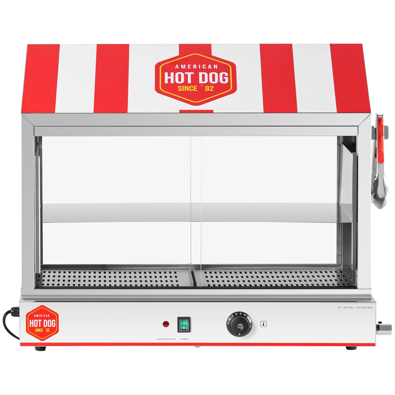 Hot Dog Steamer - 300 Würstchen - 100 Brötchen - 2.400 W